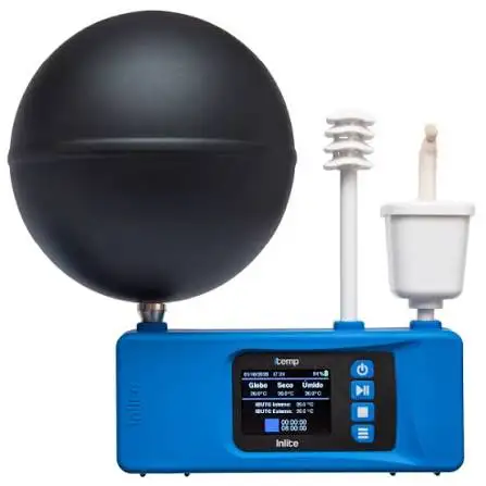Itemp Termômetro de Globo digital com datalogger - IBUTG com certificado de calibração